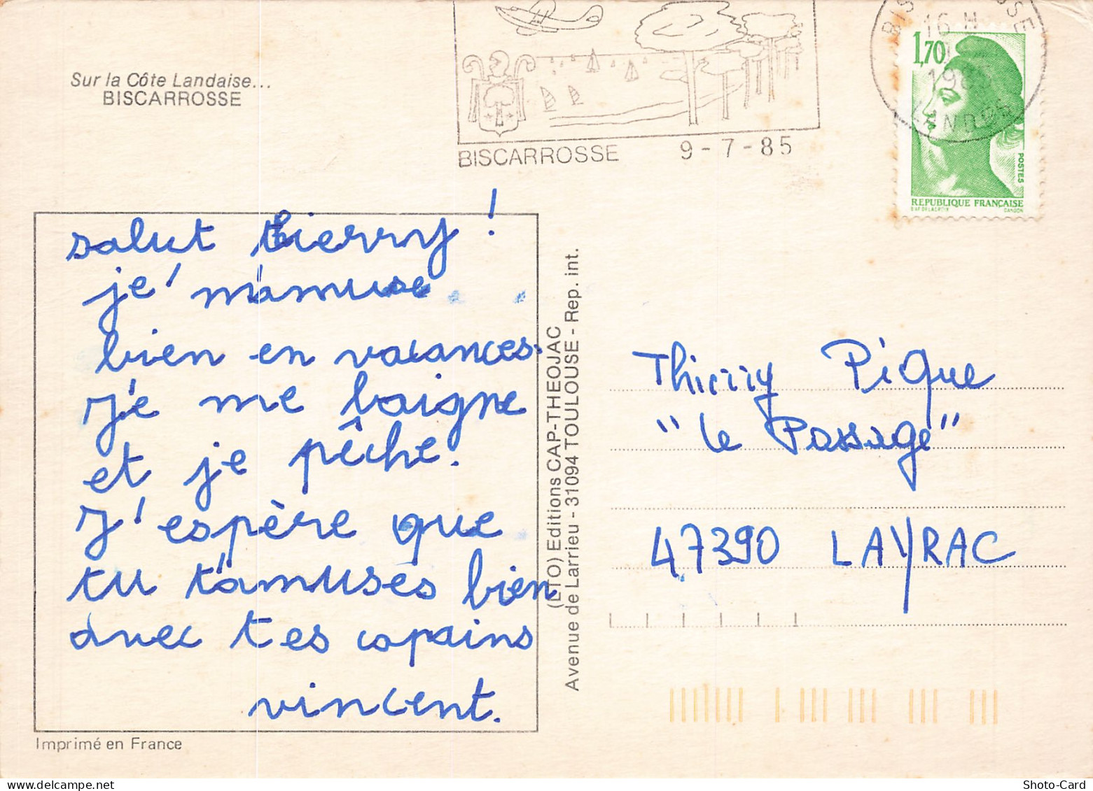 40  BISCARROSSE PLAGE - Biscarrosse