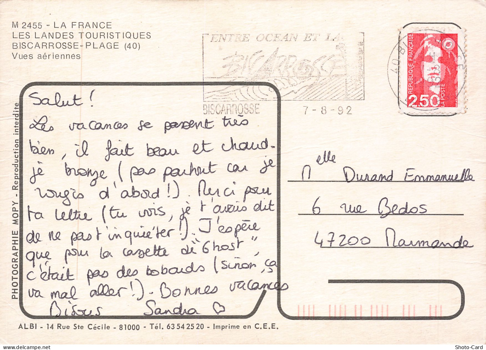 40  BISCARROSSE PLAGE - Biscarrosse