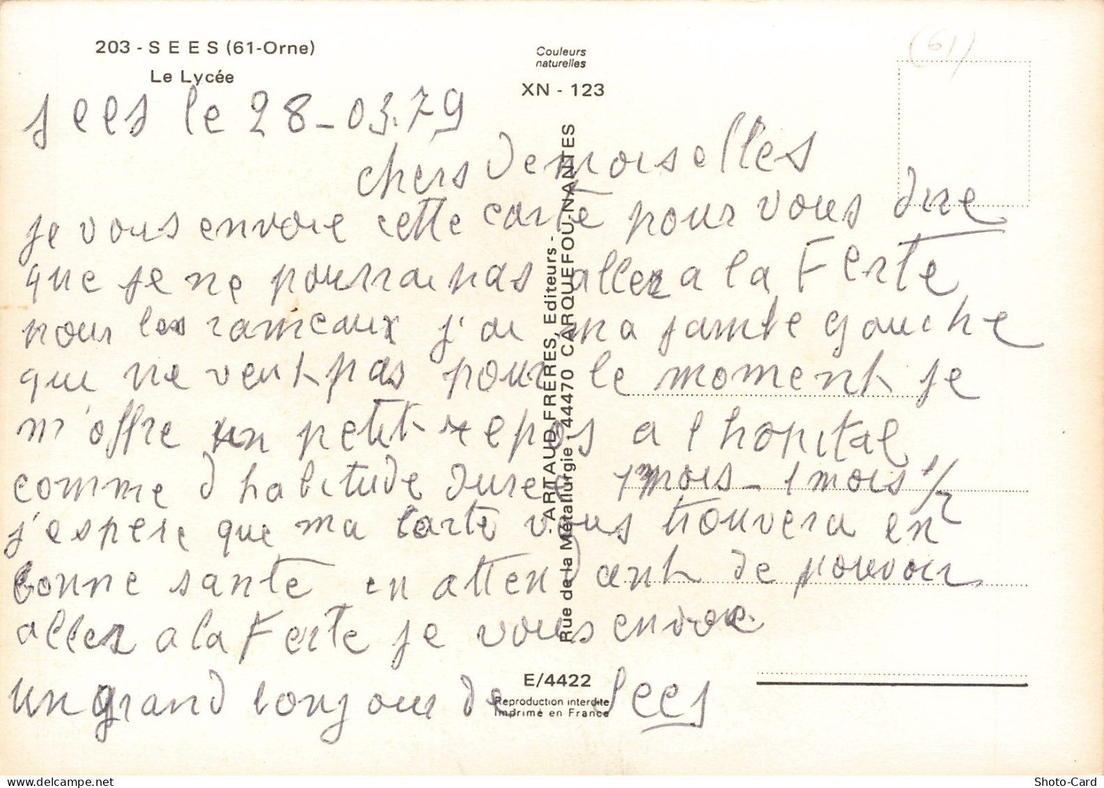 61  SEES LE LYCEE - Sees