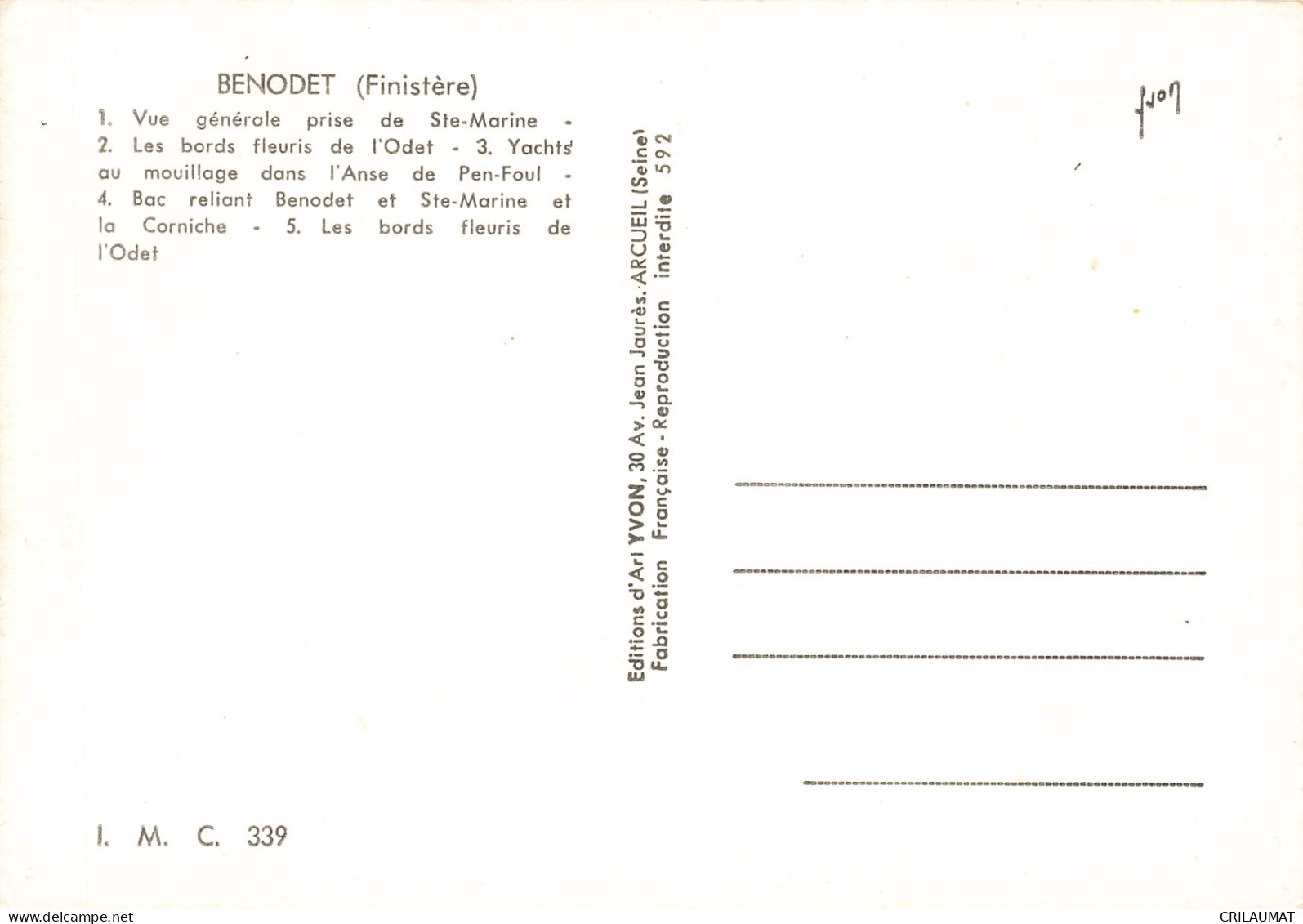 29 BENODET - Bénodet