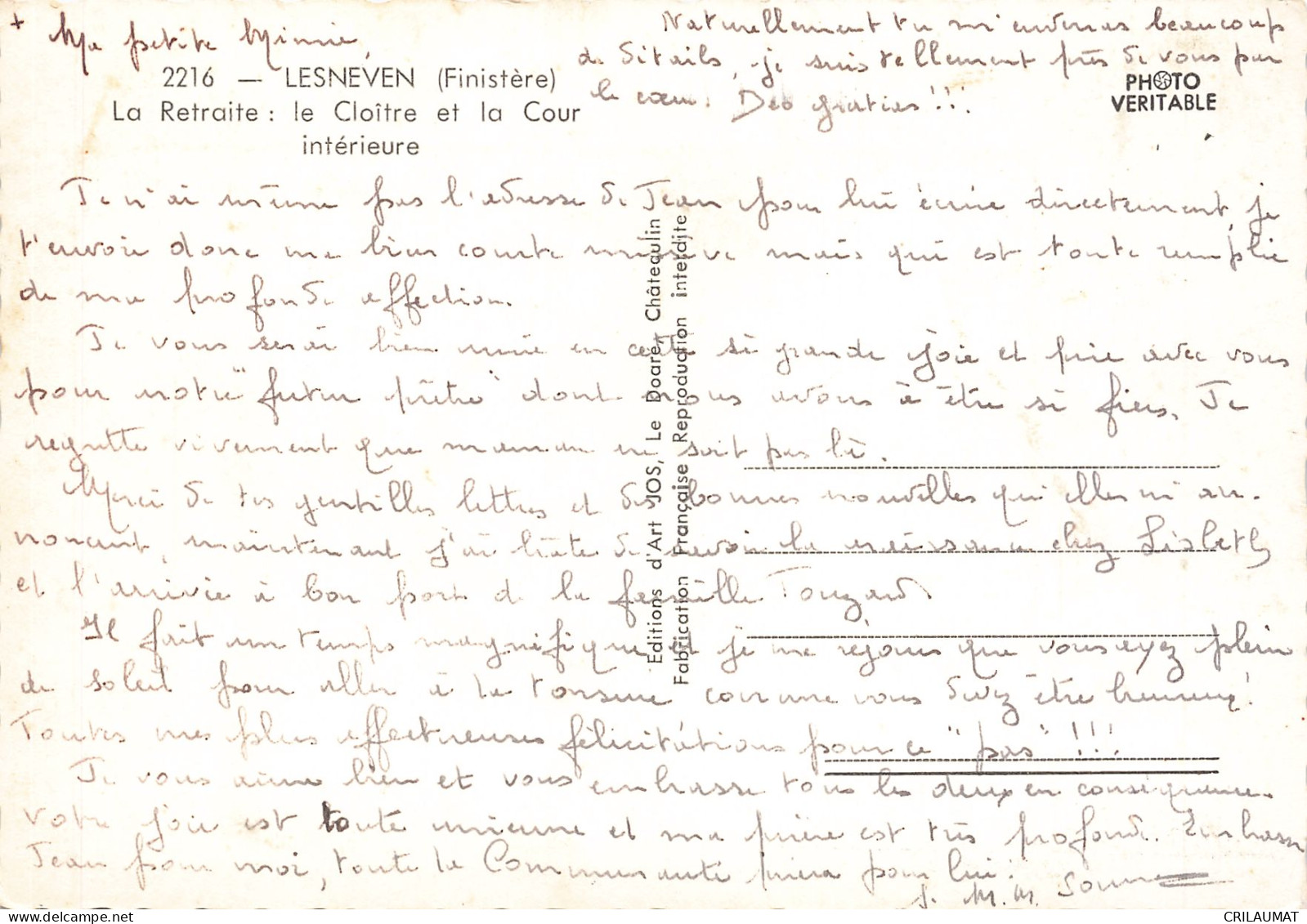 29 LESNEVEN LE CLOITRE - Lesneven