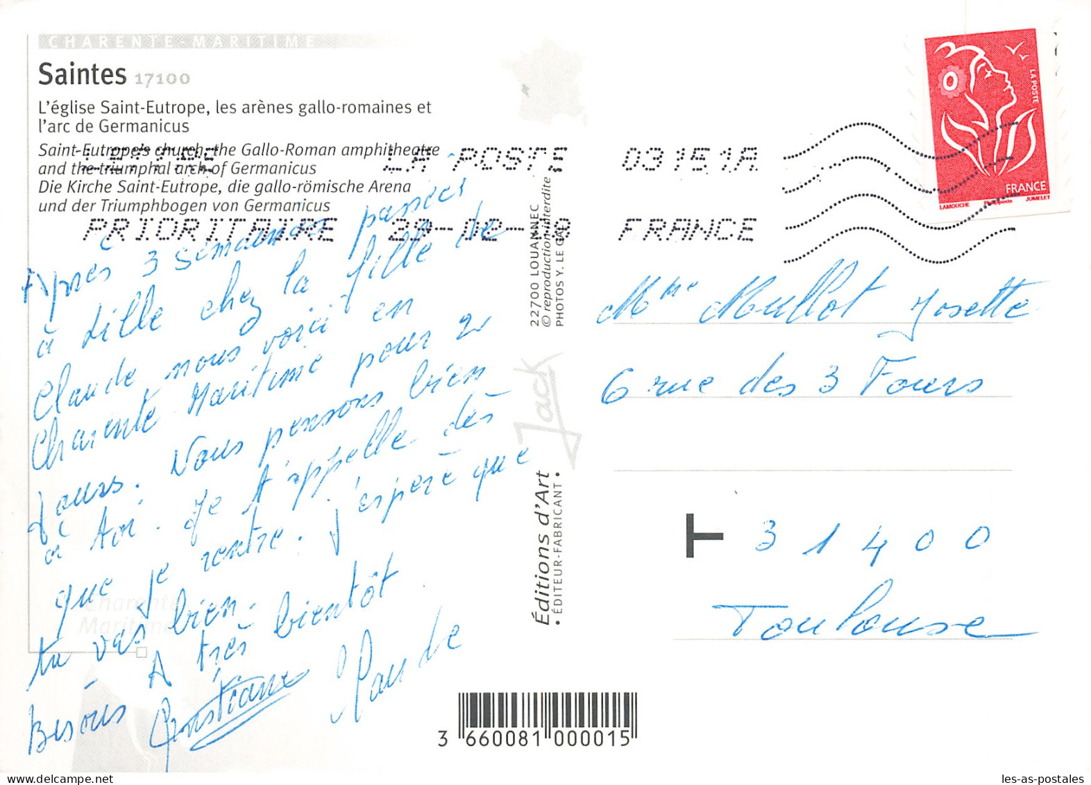 17 SAINTES - Saintes