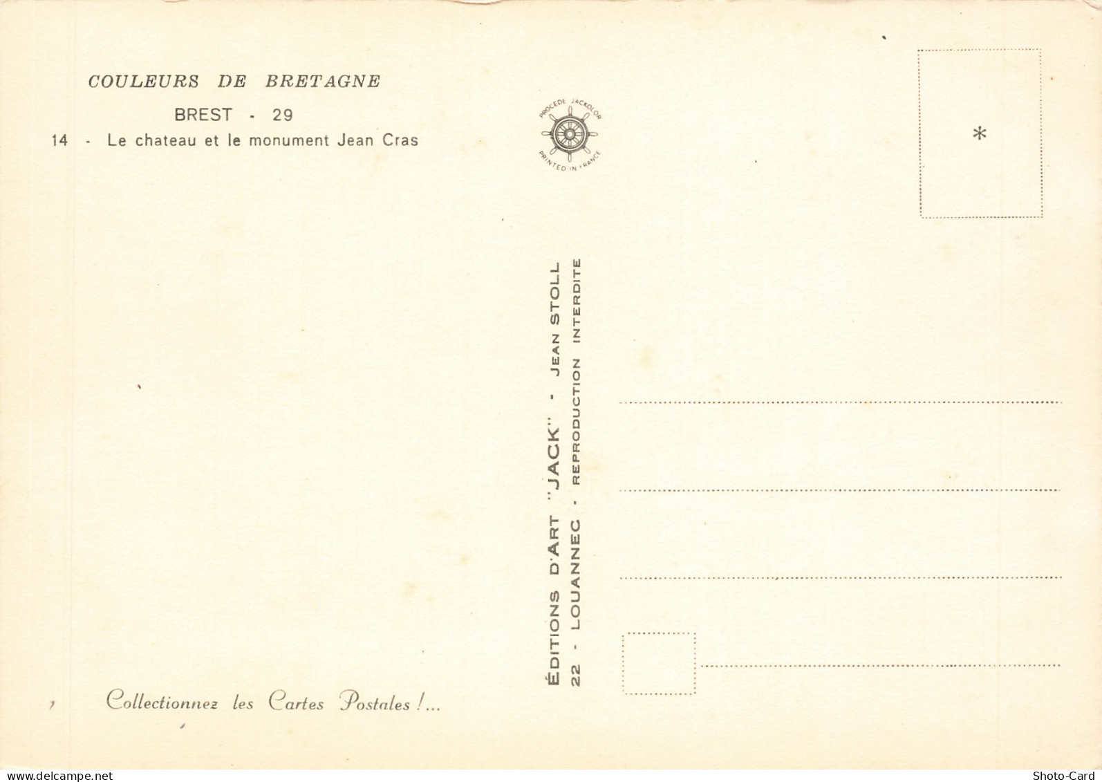 29 BREST LE CHÃ‚TEAU - Brest