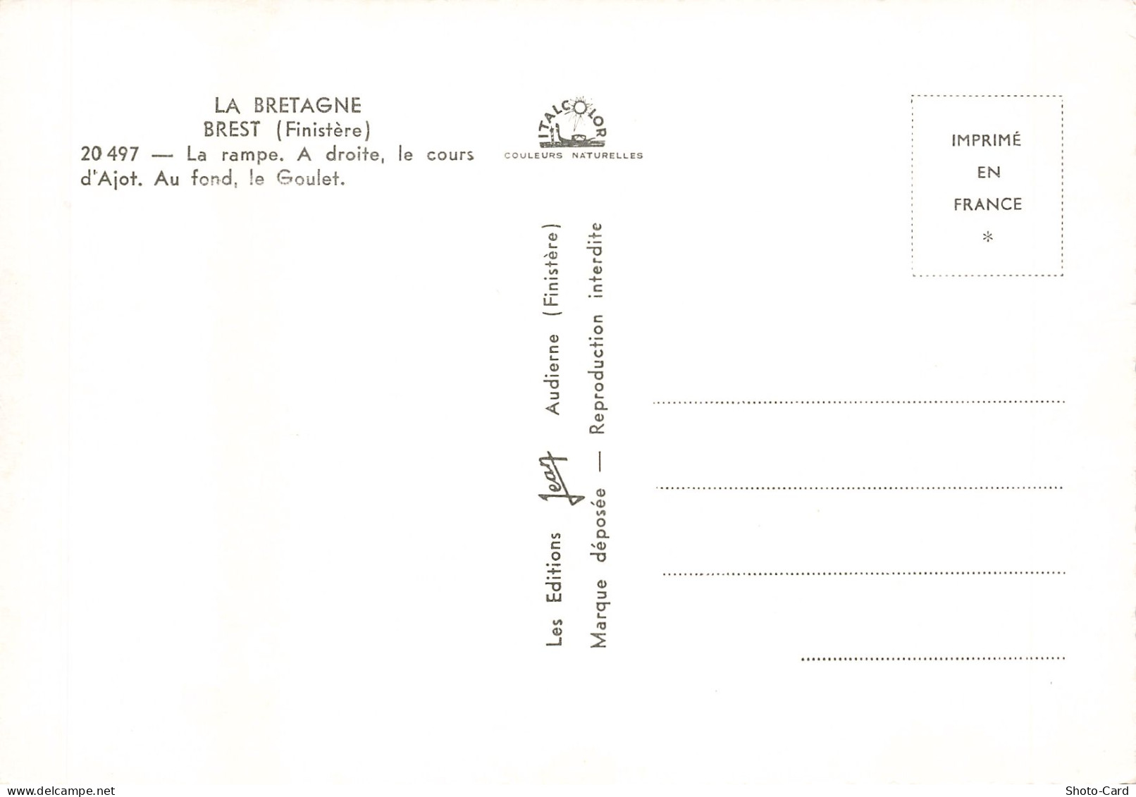 29 BREST LE GOULET - Brest