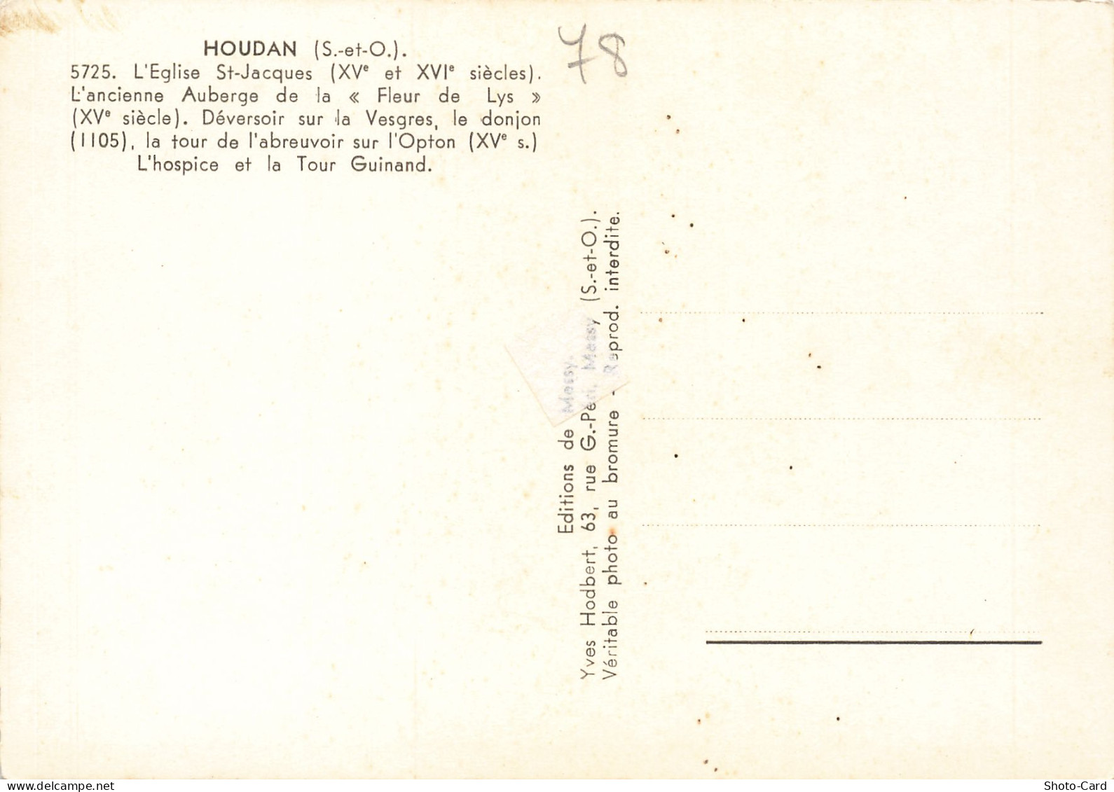 78  HOUDAN - Houdan