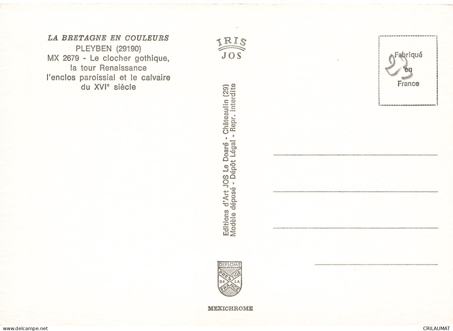 29 PLEYBEN - Pleyben