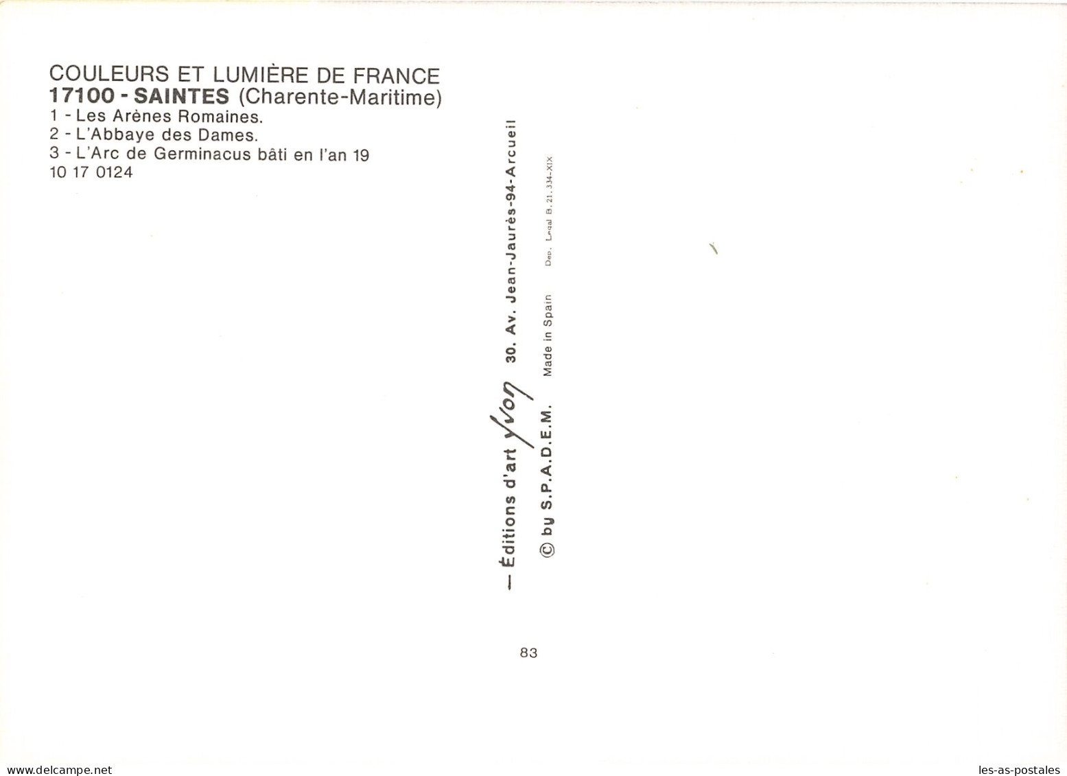 17  SAINTES - Saintes