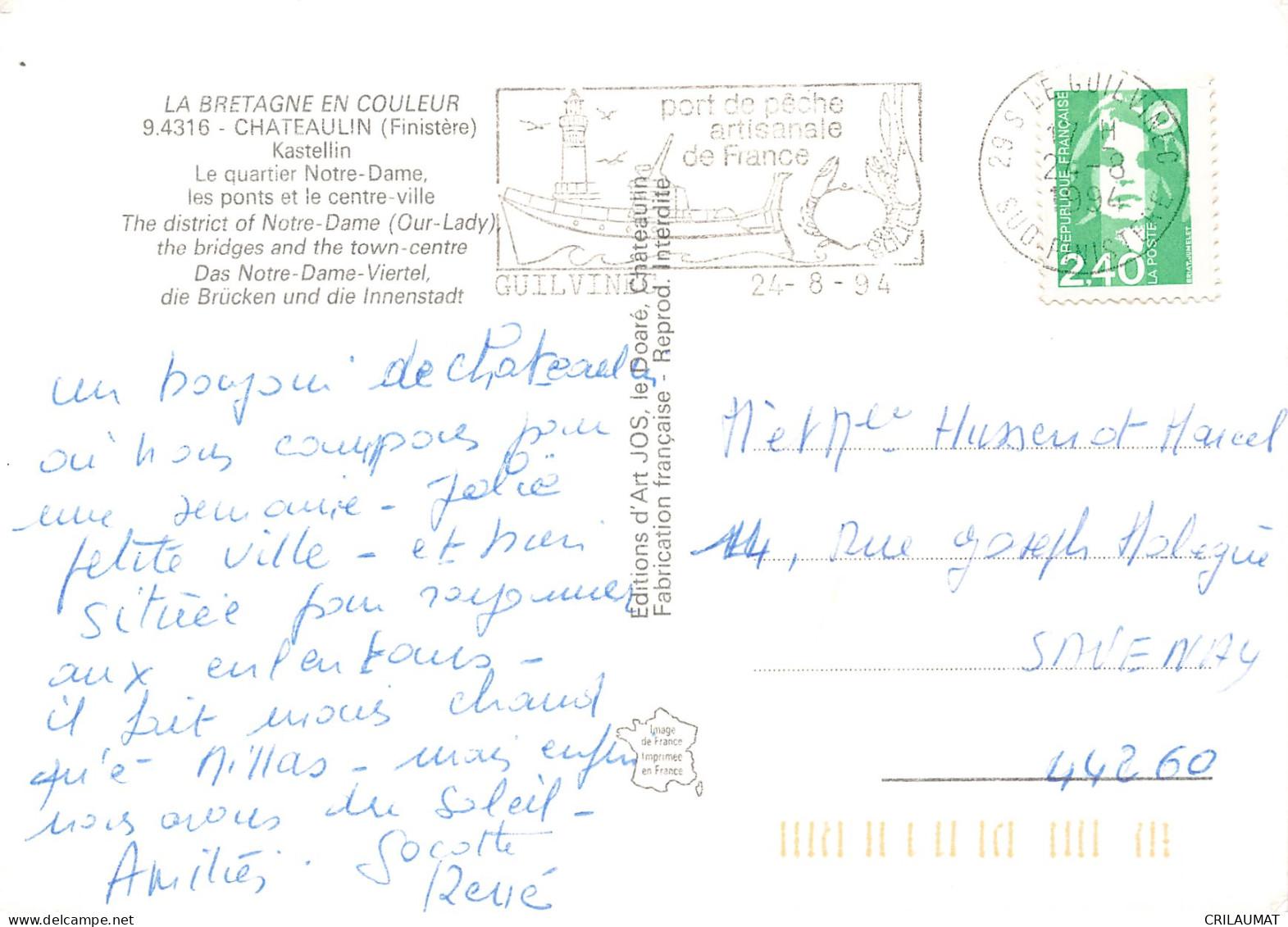 29 CHATEAULIN - Châteaulin