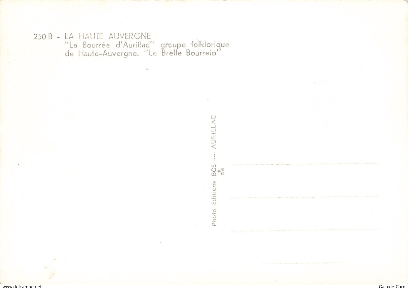 15  AURILLAC FOLKLORE - Aurillac