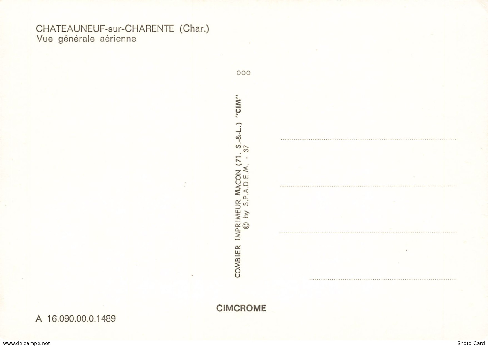 16 CHATEAUNEUF SUR CHARENTE - Chateauneuf Sur Charente