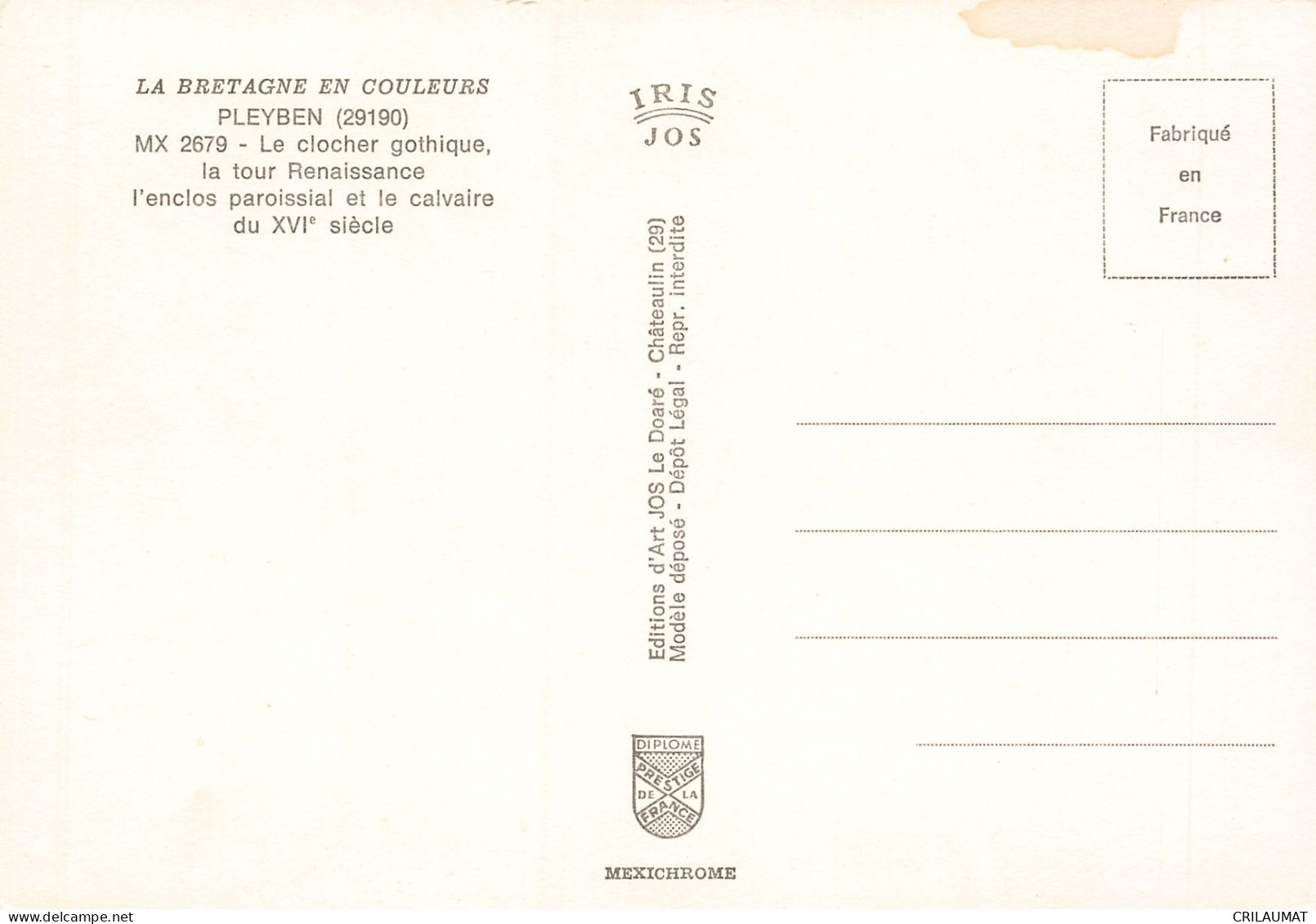 29 PLEYBEN - Pleyben