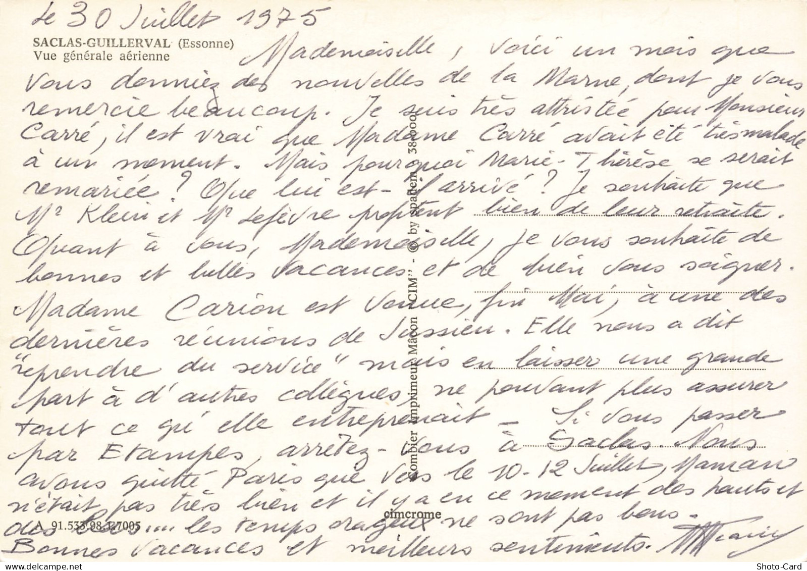 91 SACLAS GUILLERVAL - Saclay