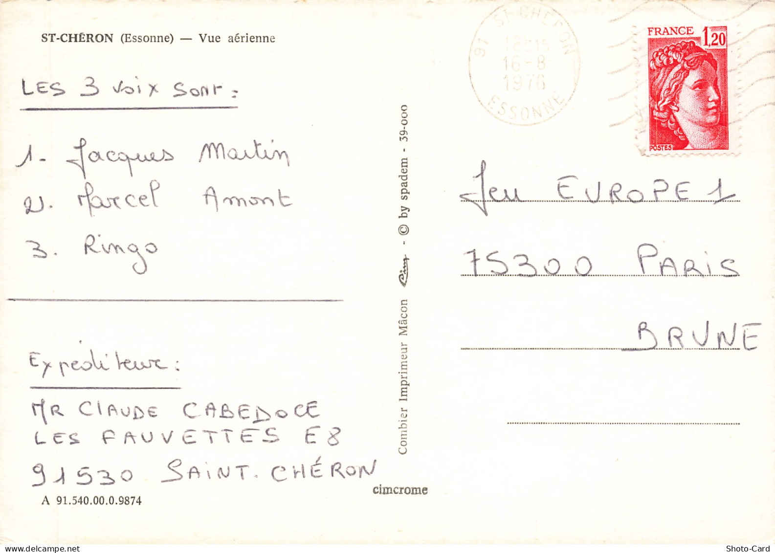 91 SAINT CHERON - Saint Cheron