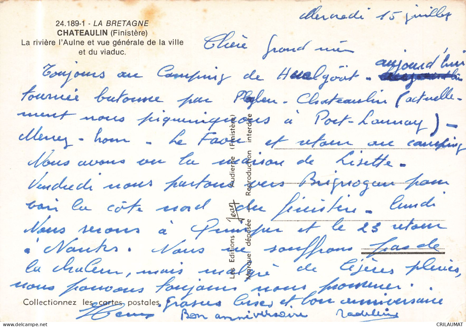 29 CHATEAULIN - Châteaulin