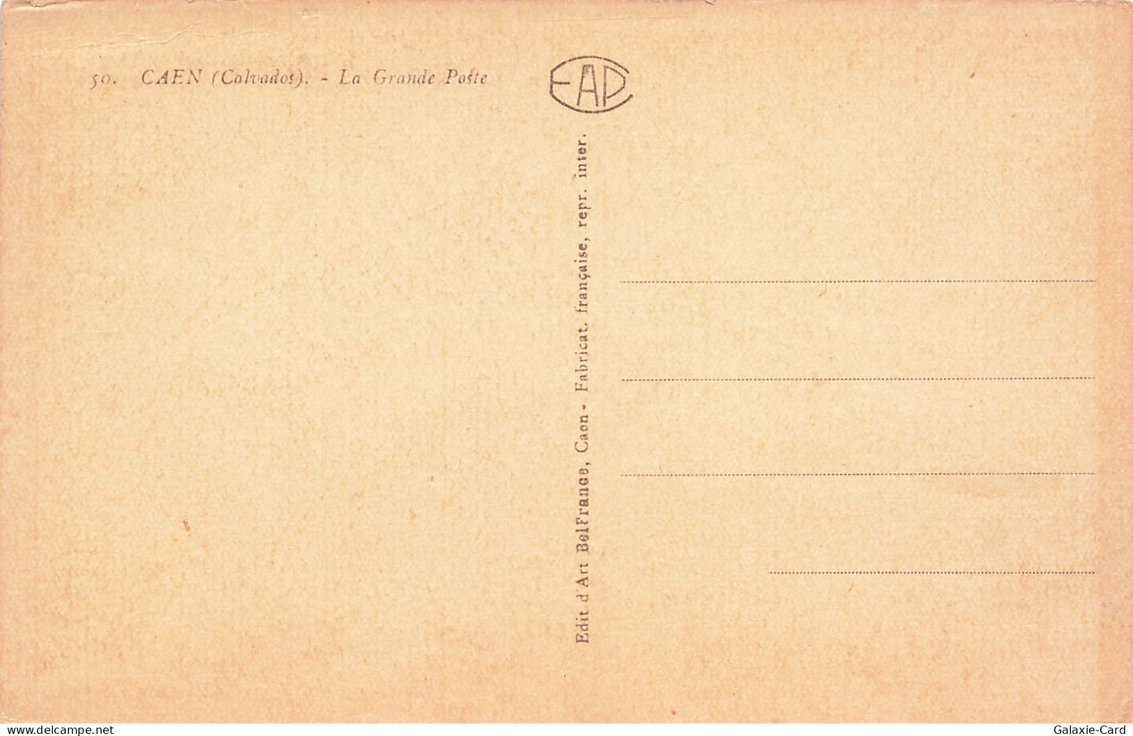 14  CAEN LA GRANDE POSTE - Caen