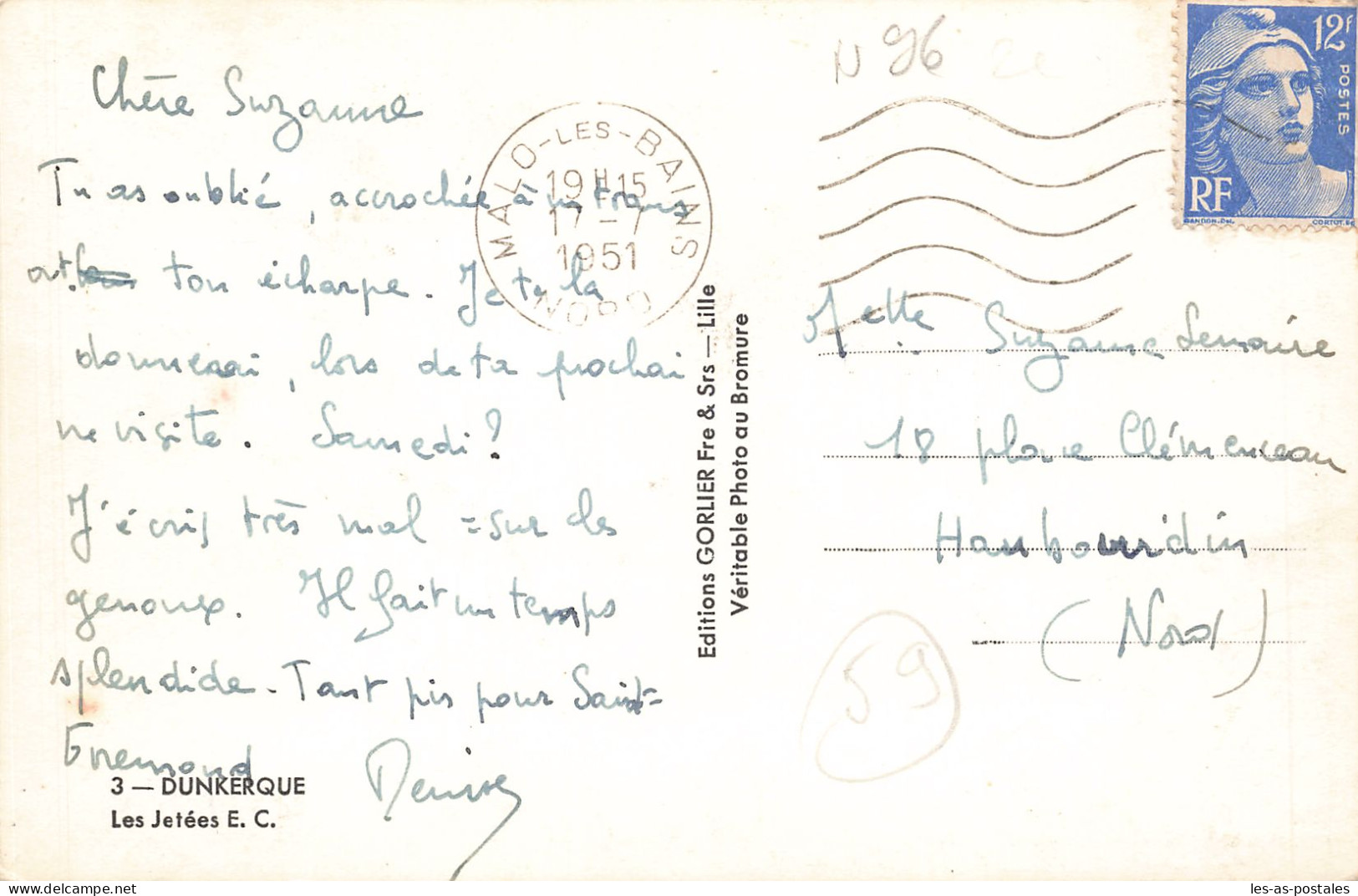 59 DUNKERQUE LES JETEES - Dunkerque