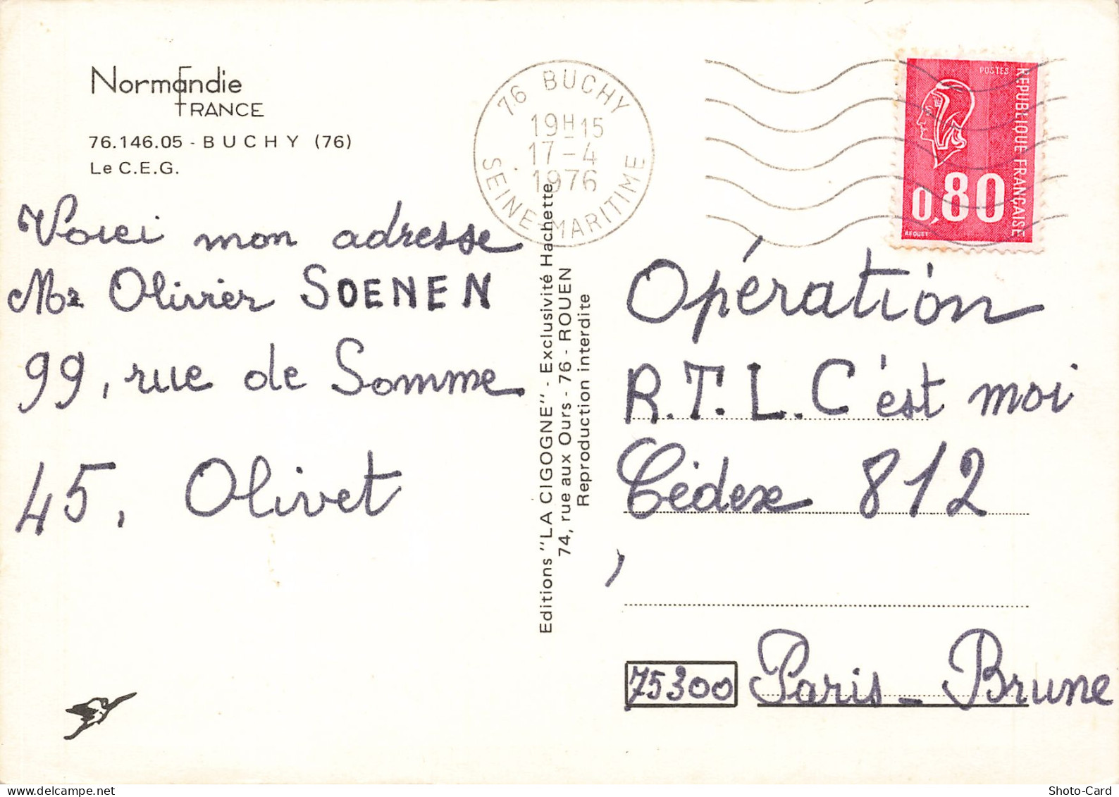 76 BUCHY LE CEG - Buchy