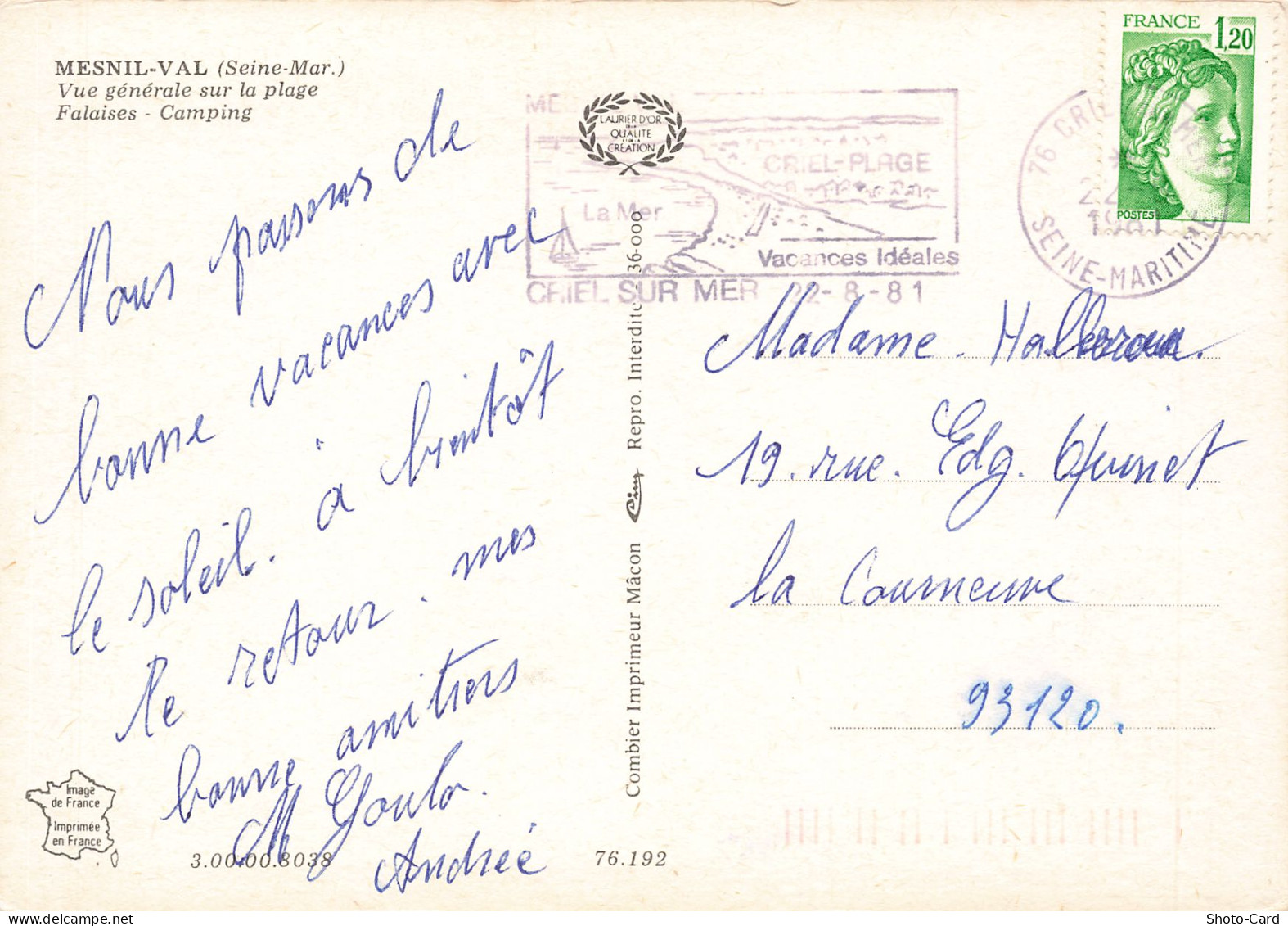 76 MESNIL VAL LE CAMPING - Mesnil-Val