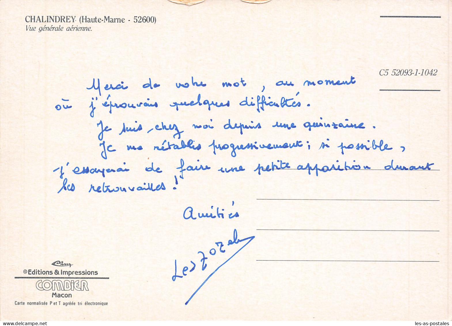 52 CHALINDREY - Chalindrey