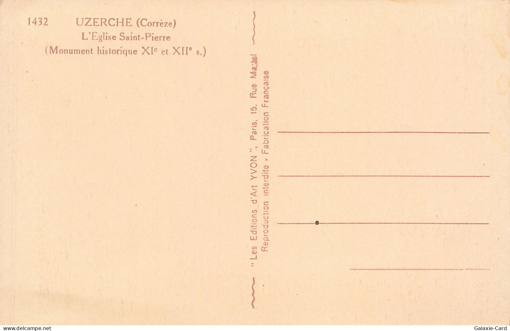 19 UZERCHE L EGLISE - Uzerche