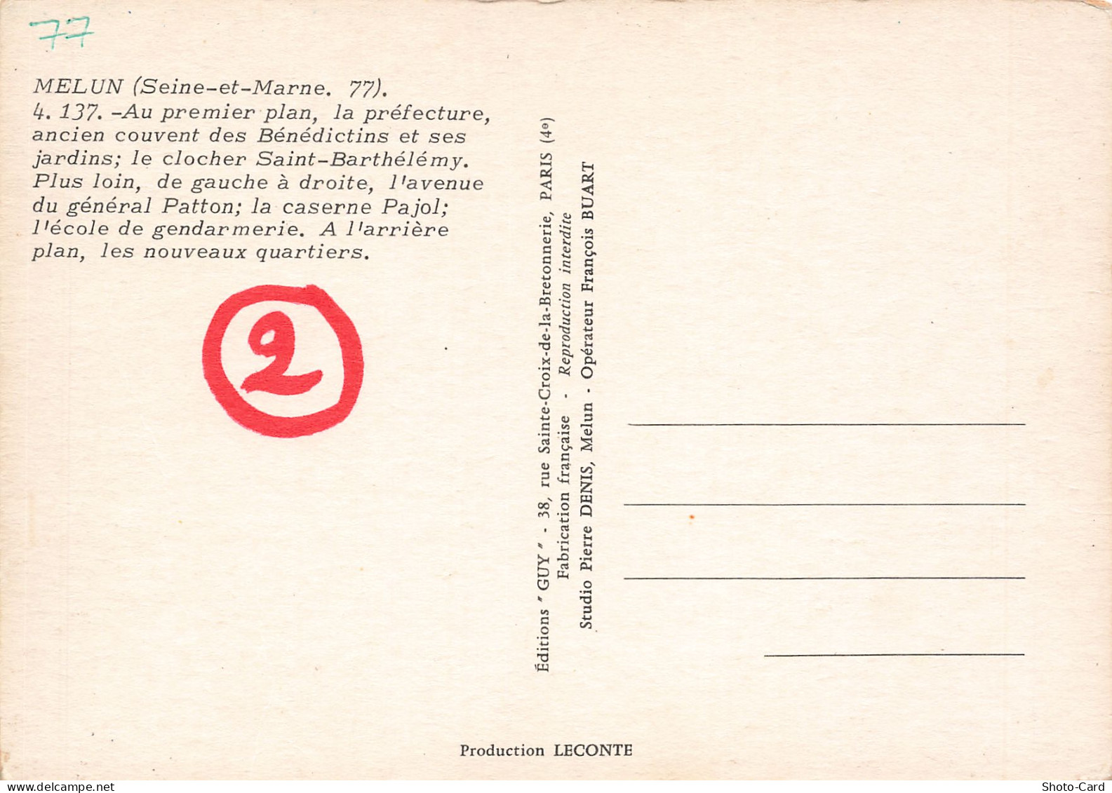 77 MELUN - Melun