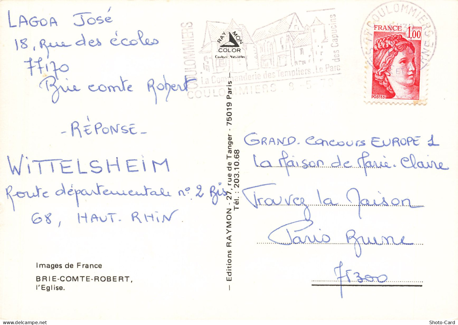 77 BRIE COMTE ROBERT L EGLISE - Brie Comte Robert