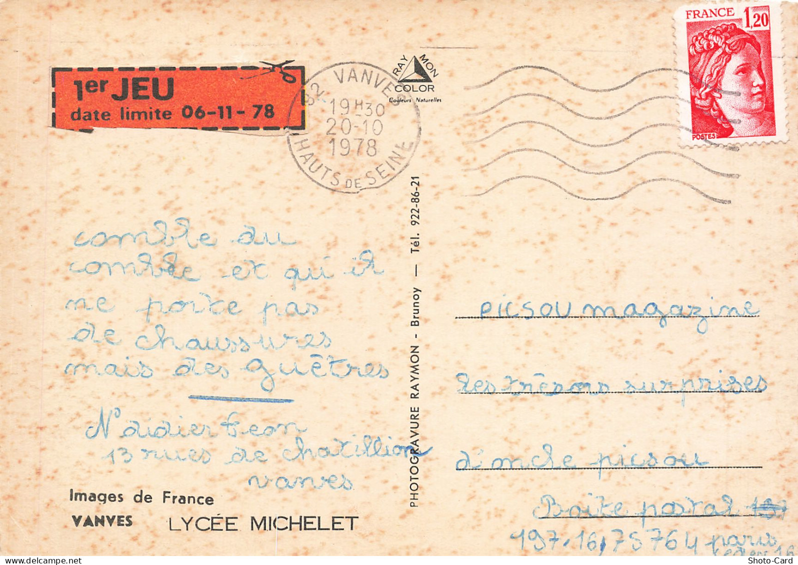 92 VANVES LYCEE MICHELET - Vanves