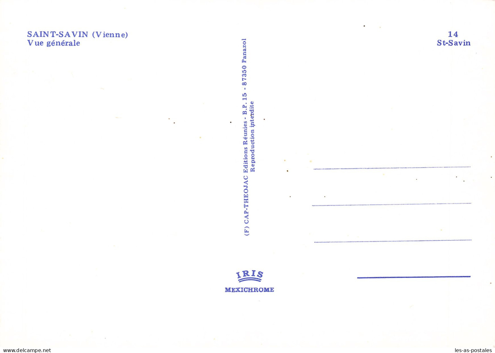 86 SAINT SAVIN - Saint Savin