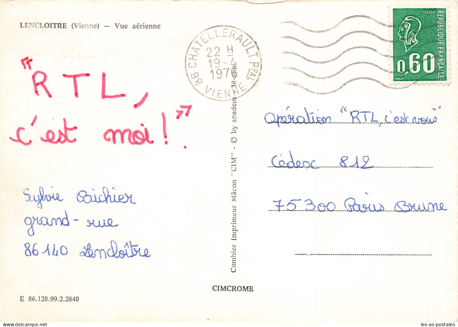 86 LENCLOITRE - Lencloitre