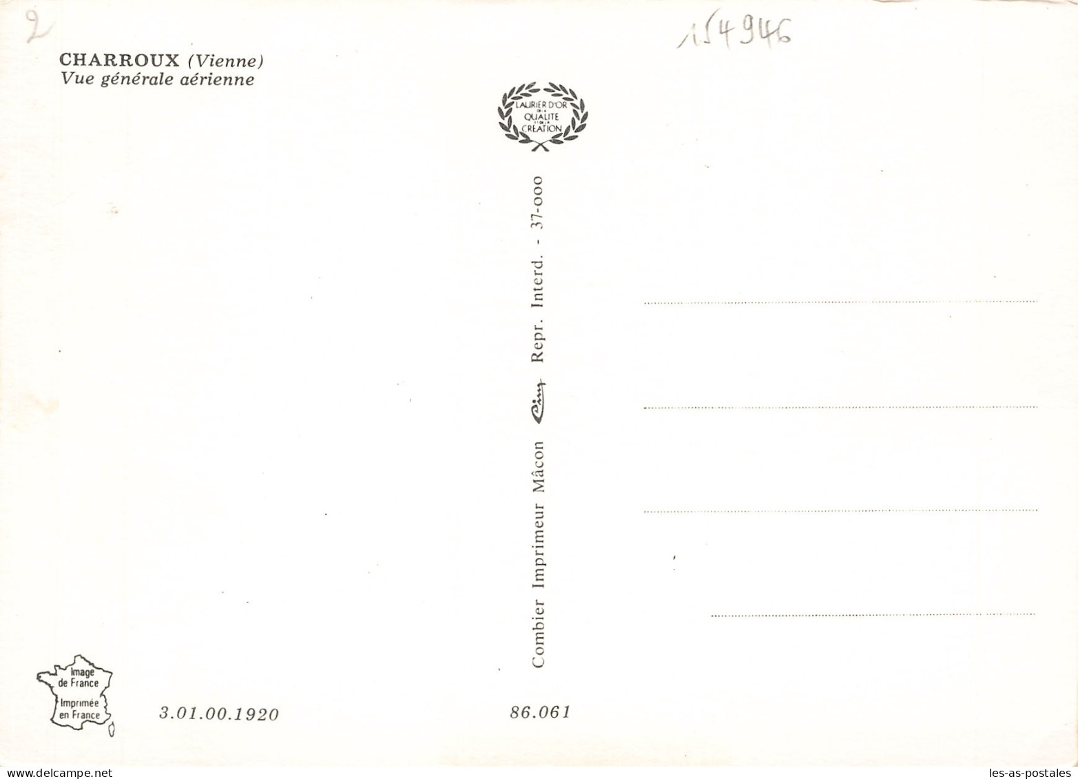 86 CHARROUX - Charroux
