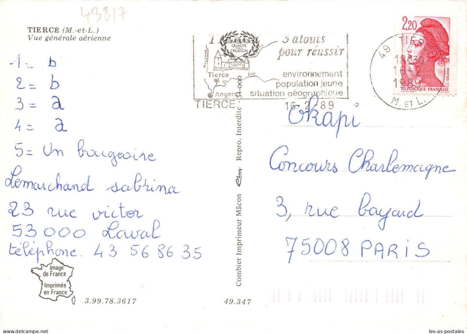 49 TIERCE - Tierce