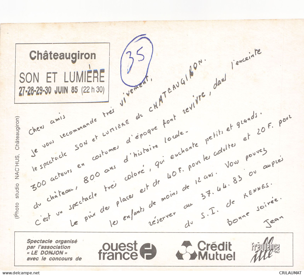 35 CHATEAUGIRON - Châteaugiron