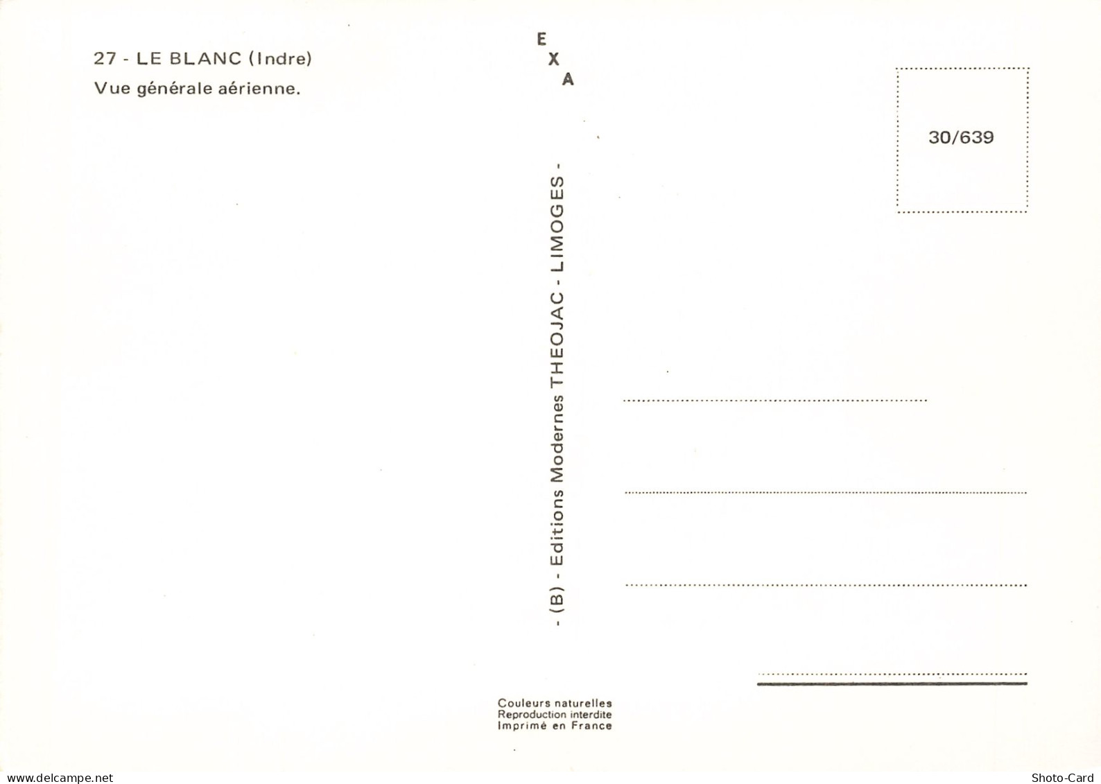 36  LE BLANC - Le Blanc