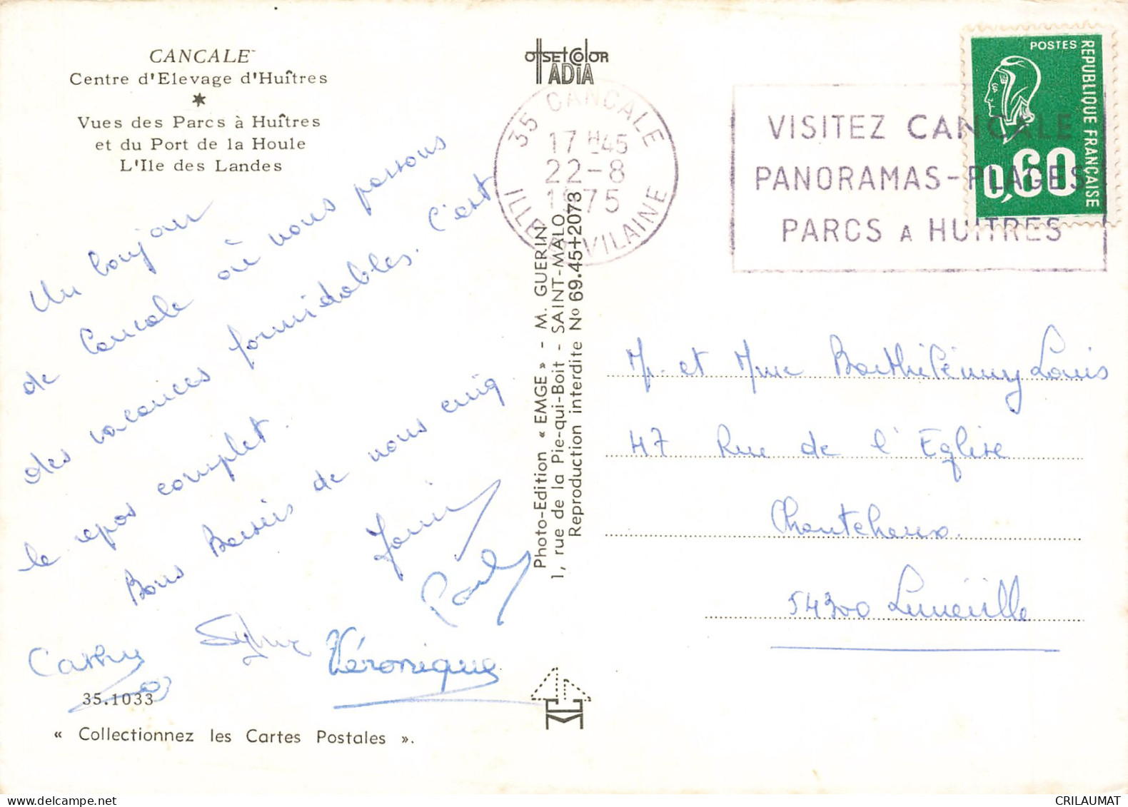 35 CANCALE PARCS A HUITRES - Cancale