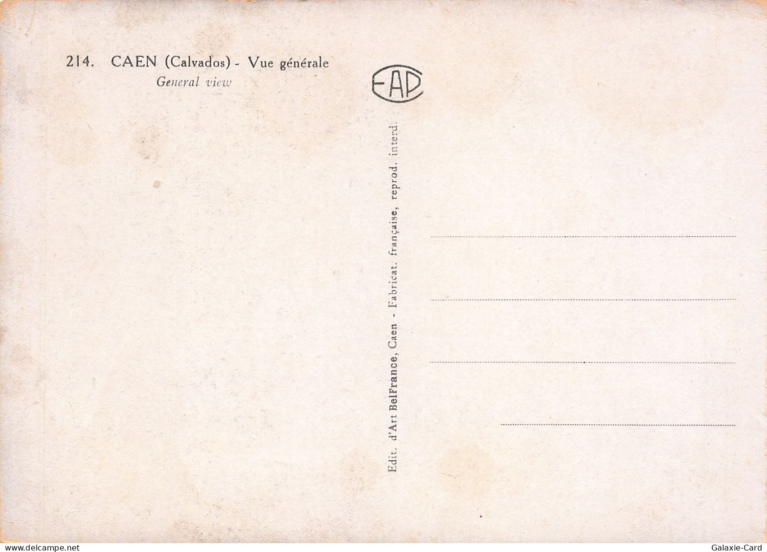 14 CAEN - Caen