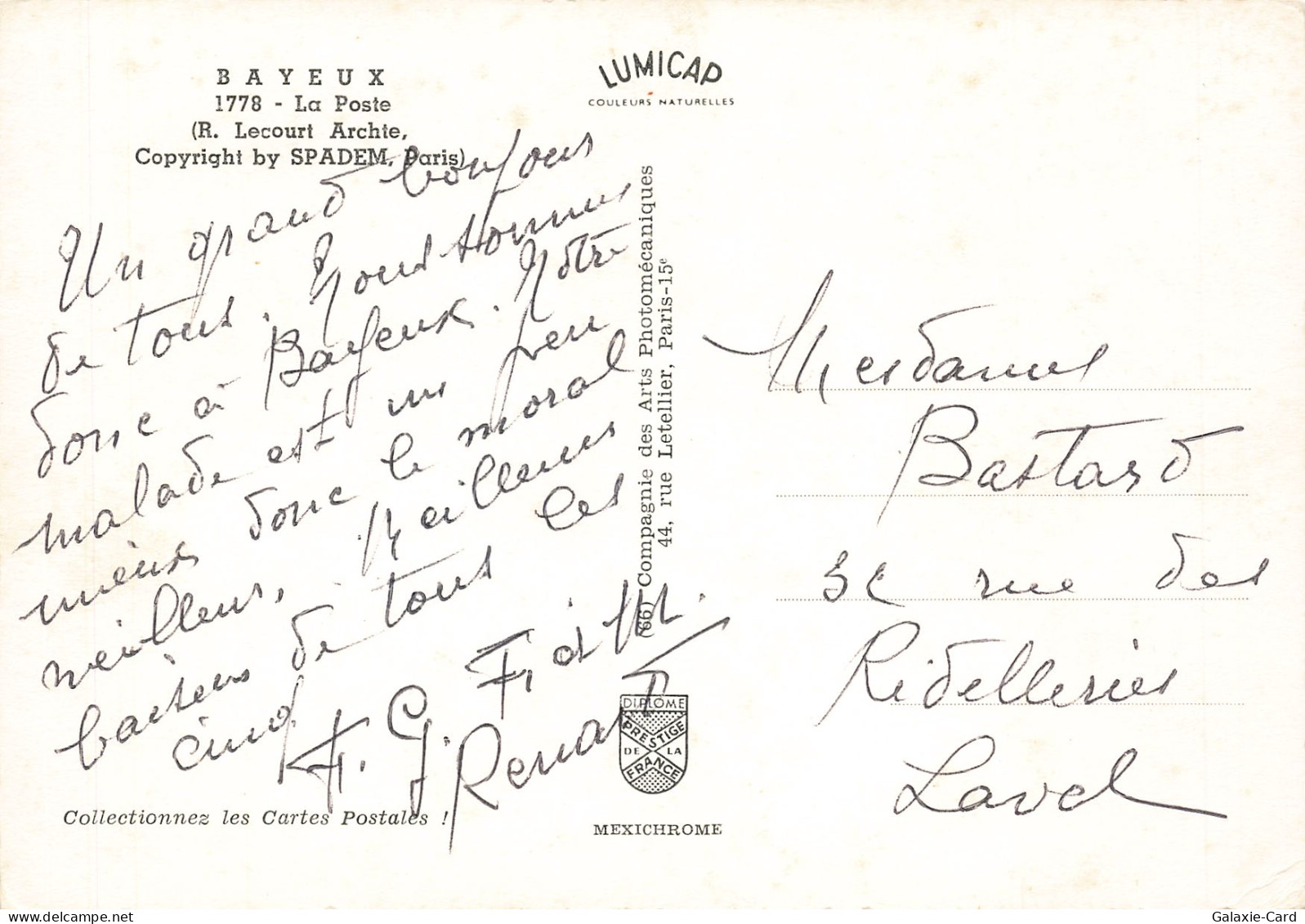 14 BAYEUX LA POSTE - Bayeux