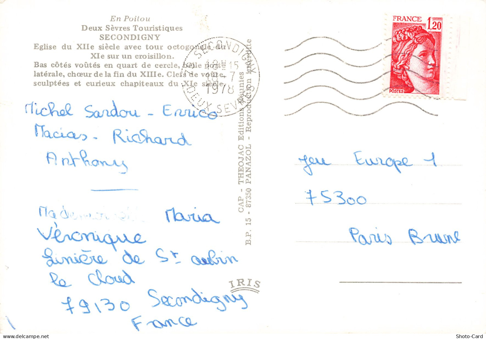 79  SECONDIGNY L EGLISE - Secondigny