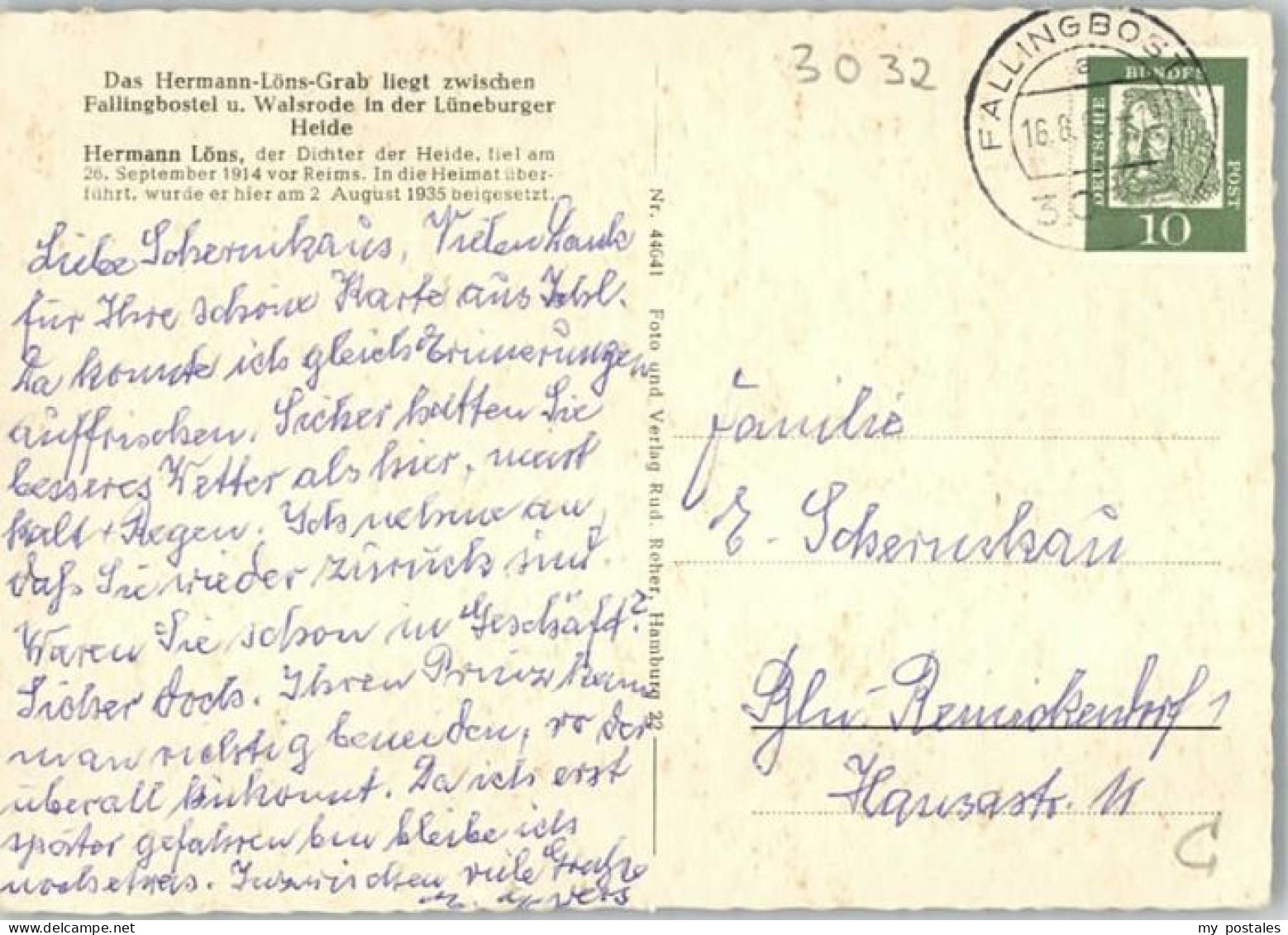 Fallingbostel Hermann Loens Grab - Fallingbostel