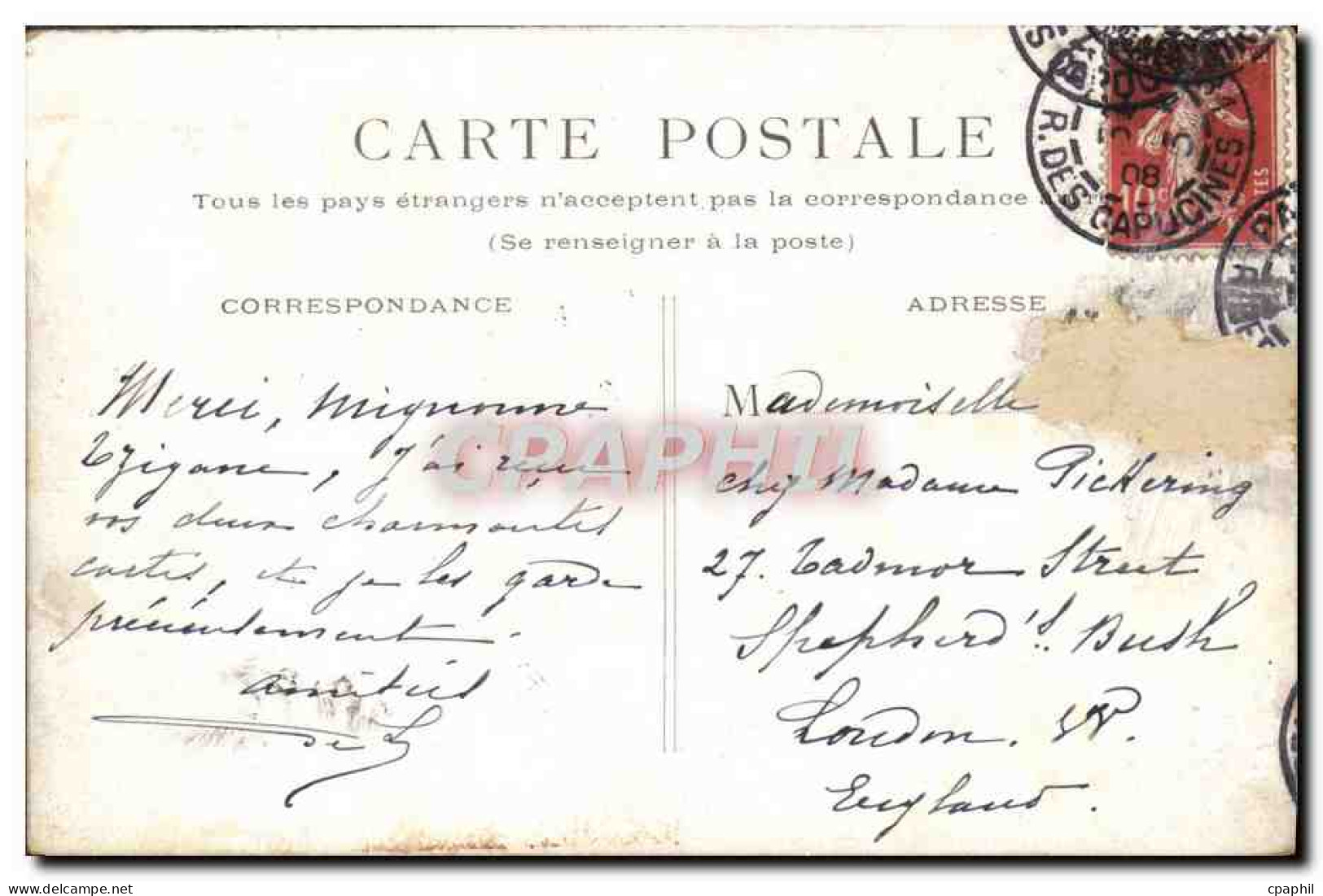 CPA Paris Arc De Triomphe - Triumphbogen