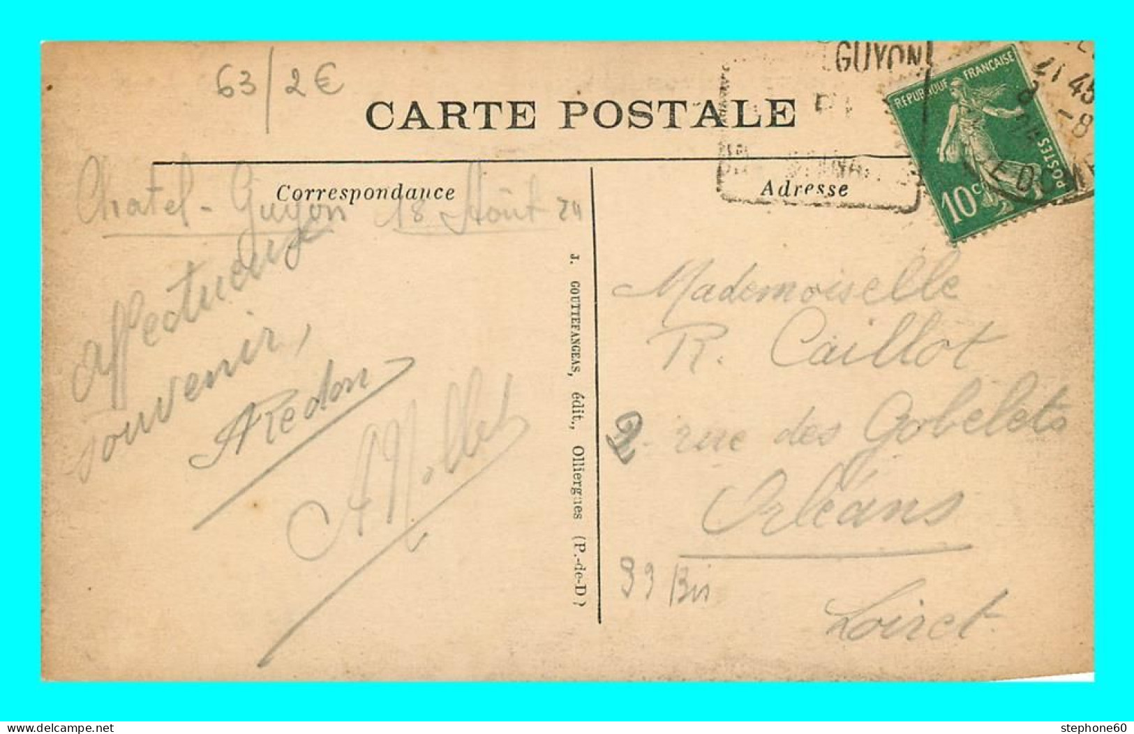 A751 / 269 63 - CHATELGUYON Route De Saint Hippolyte - Châtel-Guyon