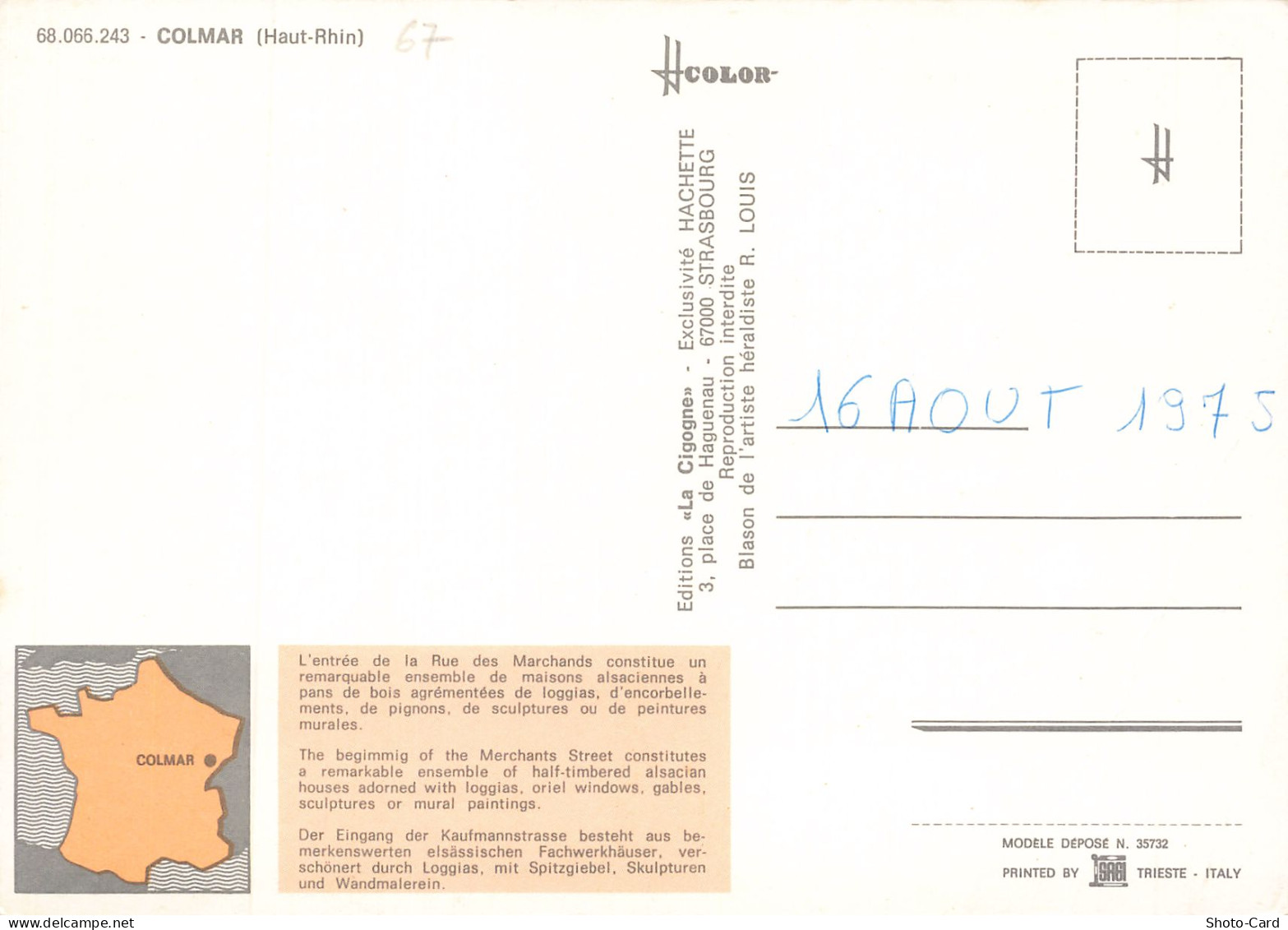 68 COLMAR - Colmar