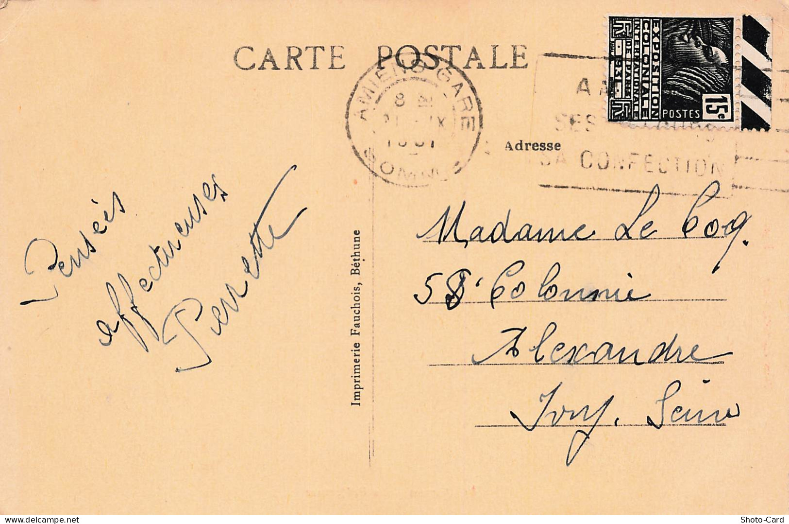 62 ARRAS LA PREFECTURE - Arras