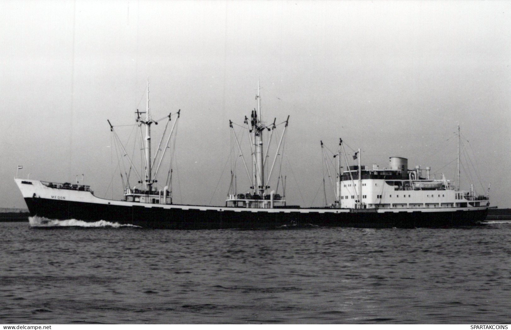 VEDDE Cargo Ship Postcard Size Real Photo #SDM520 - Handel