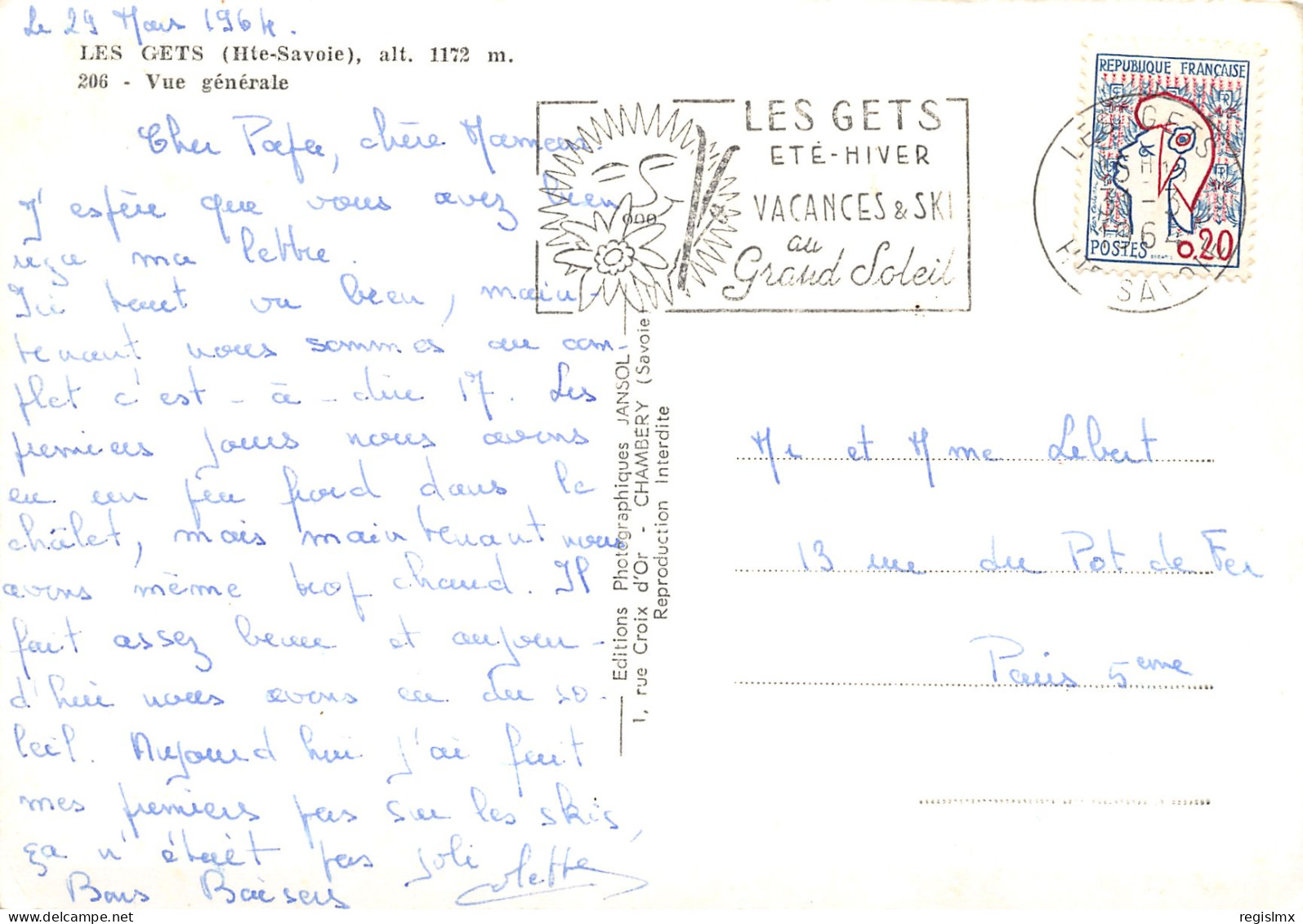 74-LES GETS-N°3372-B/0259 - Les Gets