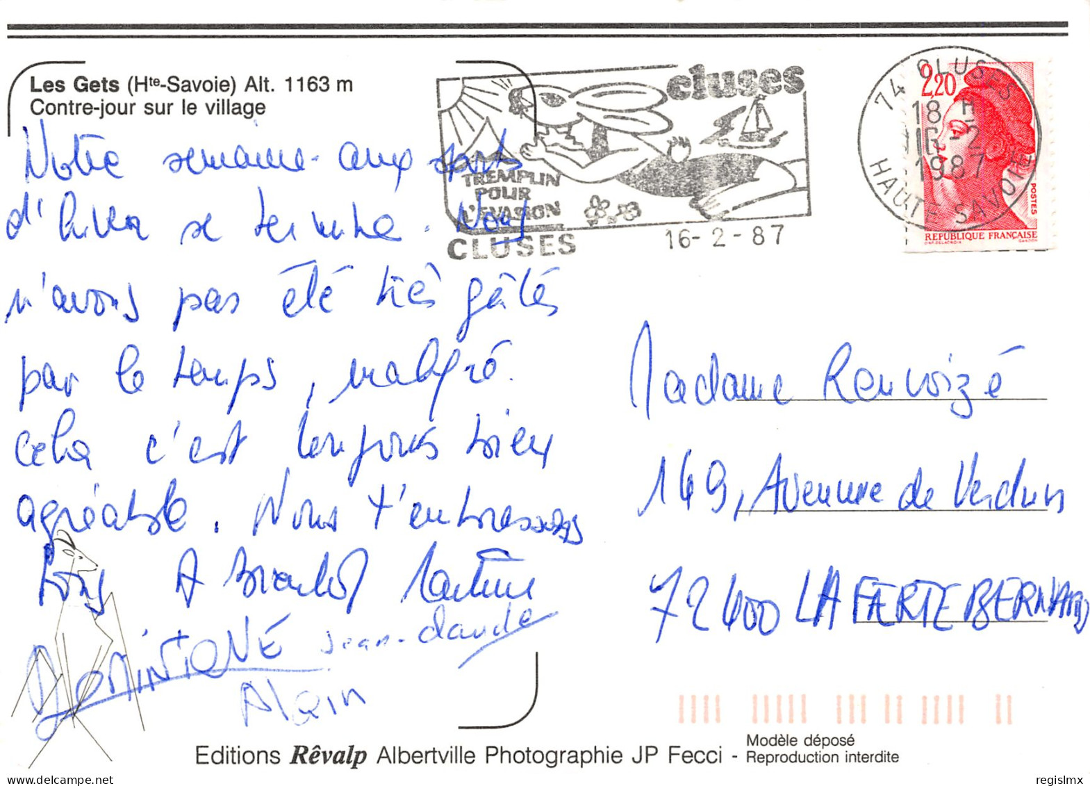 74-LES GETS-N°3372-B/0271 - Les Gets