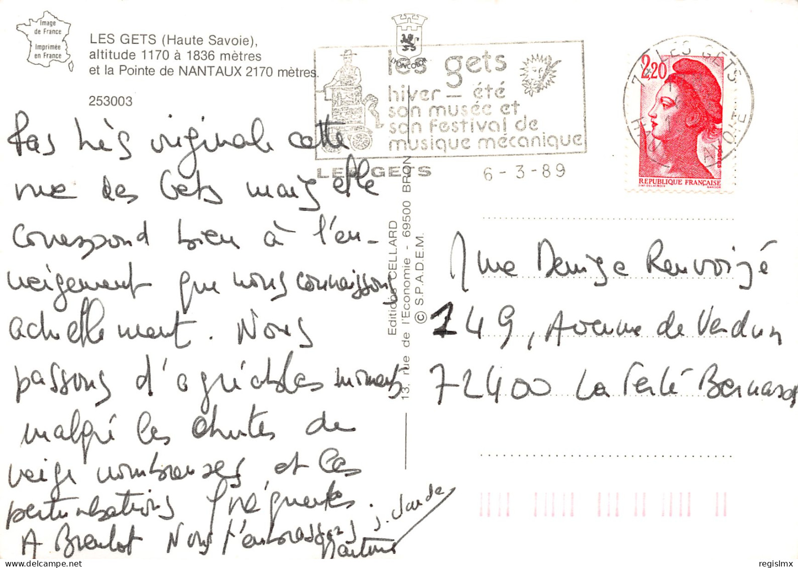 74-LES GETS-N°3372-B/0217 - Les Gets