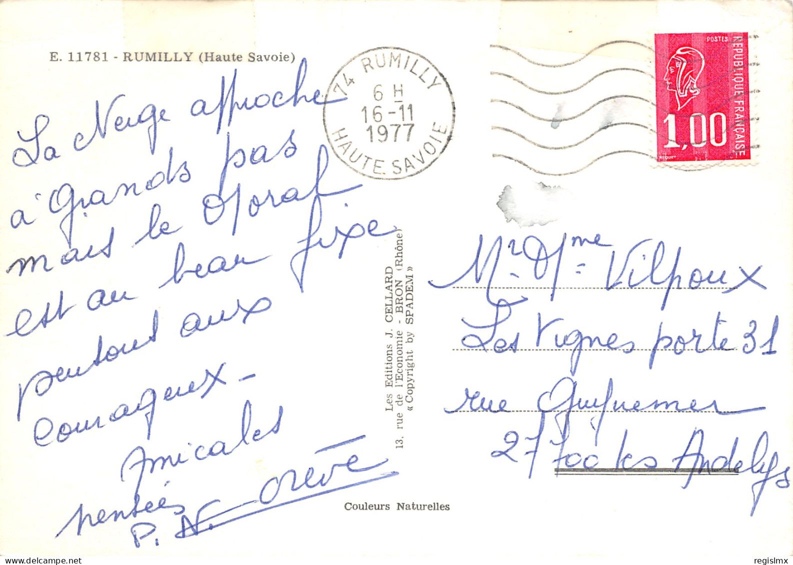 74-RUMILLY-N°3372-B/0099 - Rumilly