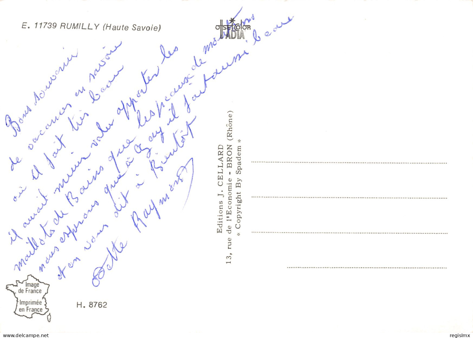 74-RUMILLY-N°3372-B/0013 - Rumilly