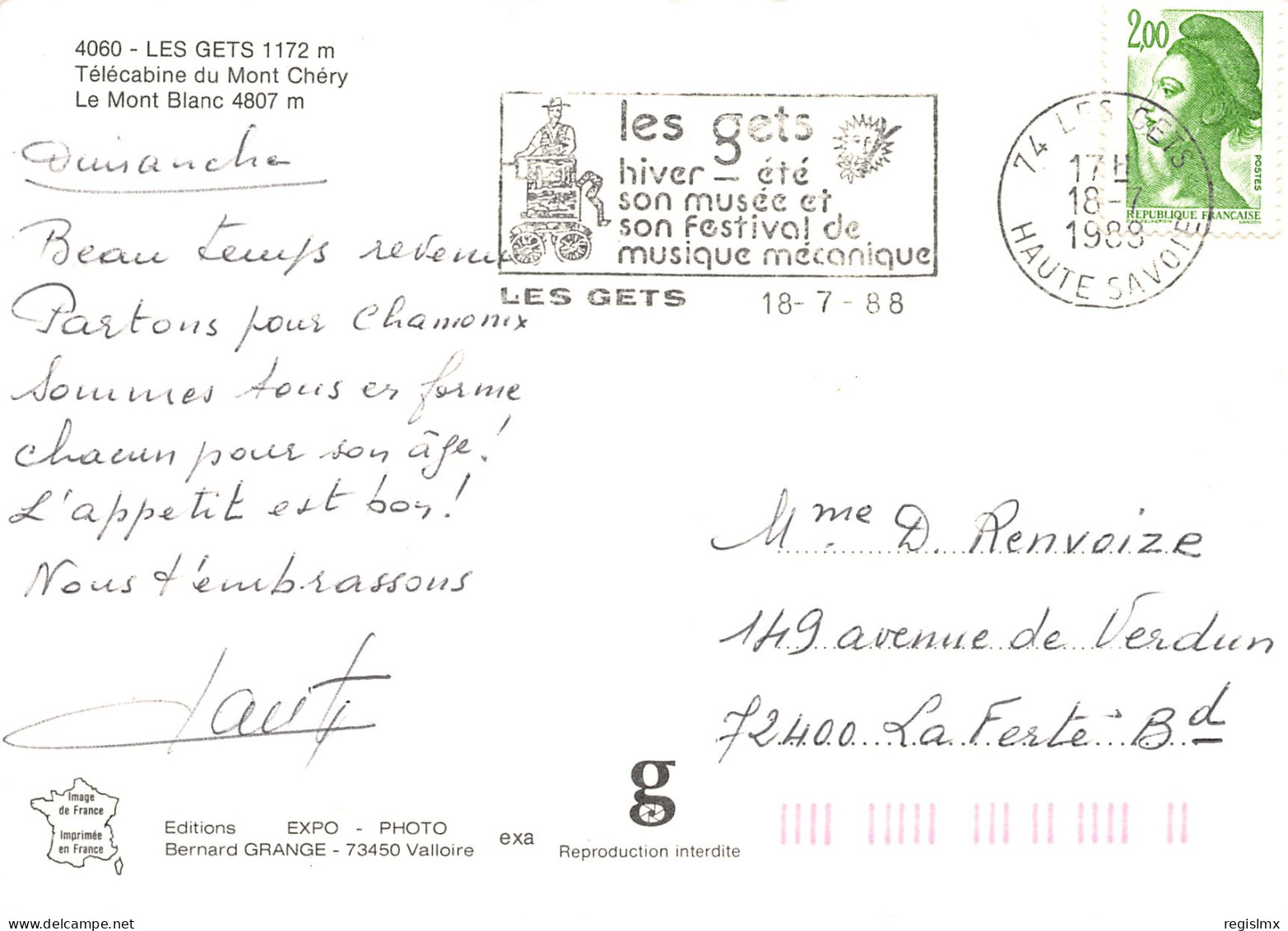 74-LES GETS-N°3372-A/0397 - Les Gets