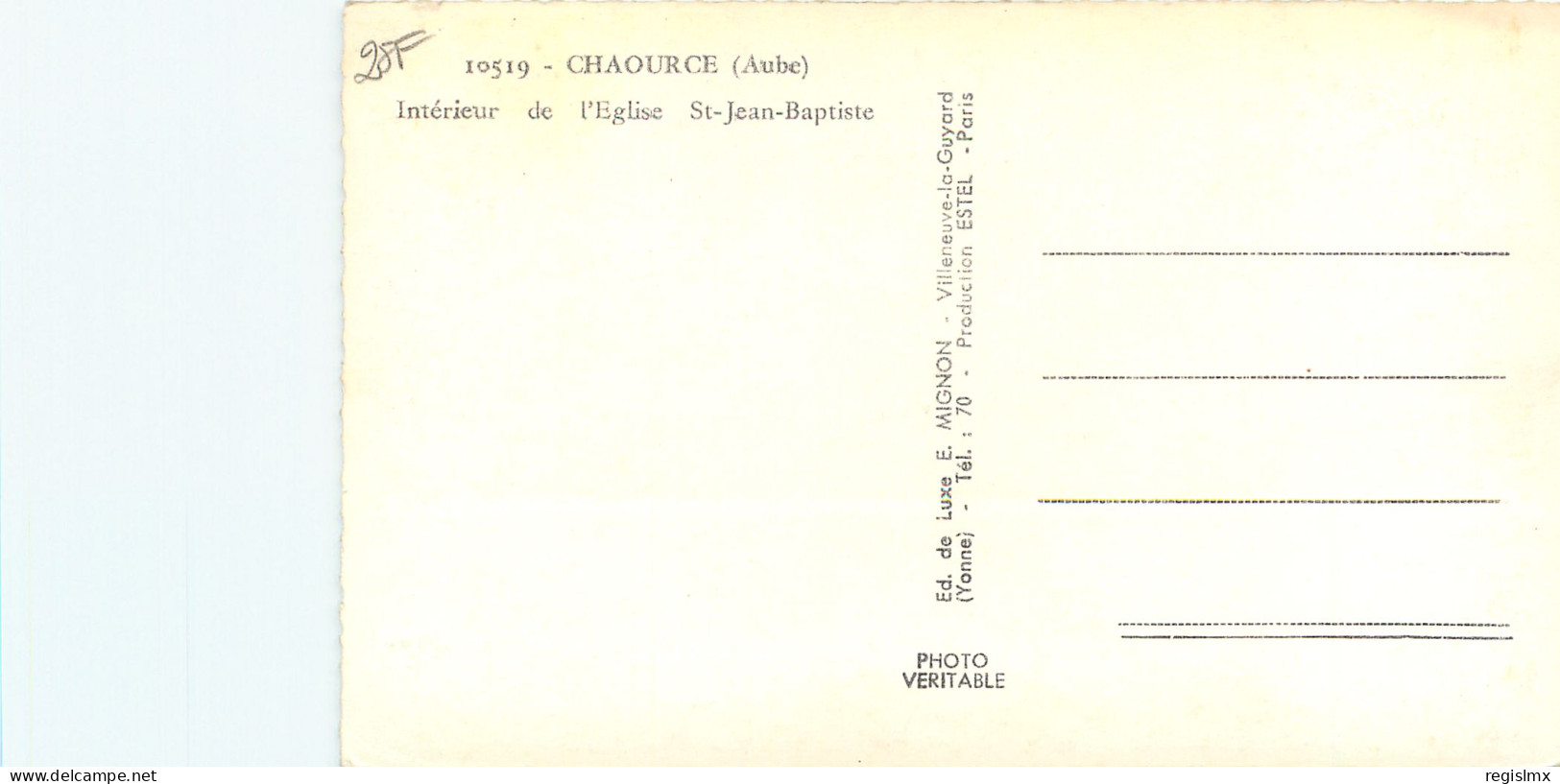 10-CHAOURCE-N°3015-D/0043 - Chaource